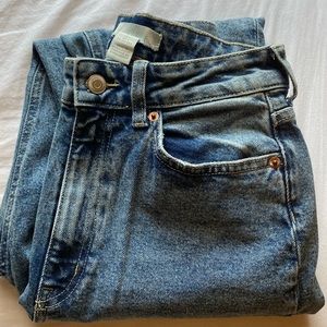 H&M high waisted mom jean